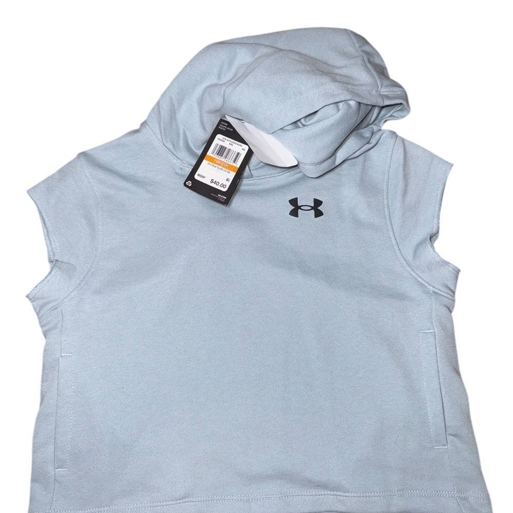 NWT Under Armour Kids Sleeveless Hoodie